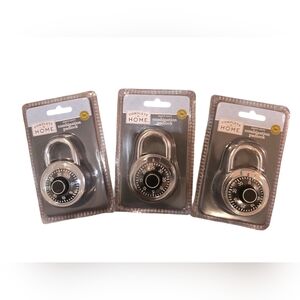 3 Complete Home Combination Padlocks